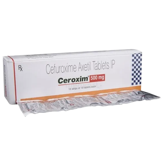 ceroxim 500mg tablet 10's